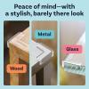 imageCalMyotis Corner Protector Guards  Furniture Edge Safety Bumpers  Baby Proof Bumper ampamp Cushion to Cover Sharp Furniture ampamp Table Edges  Clear ampamp Transparent  12 Pack12 Count Pack of 1